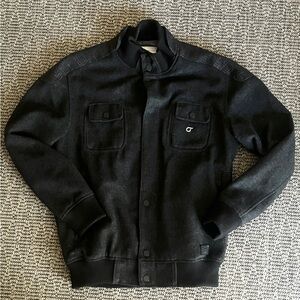 Orisue Bomber Jacket Men's Dark Gray Size: Large